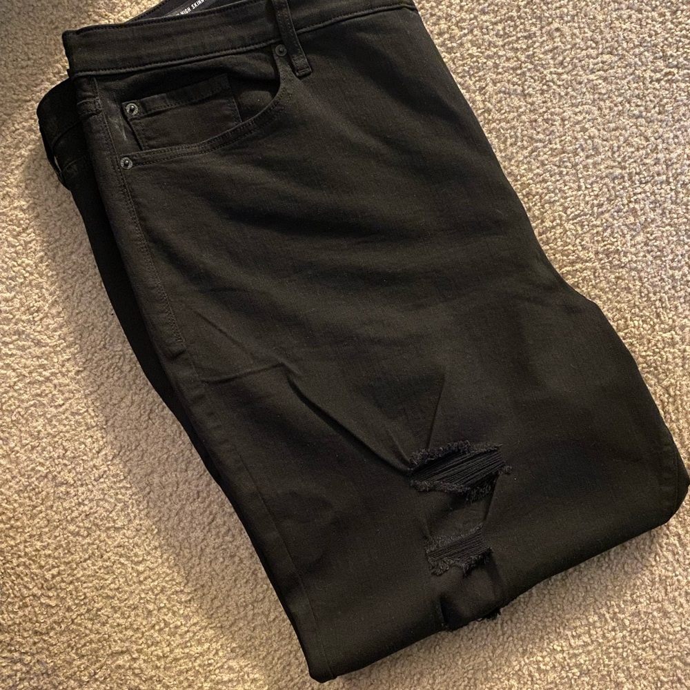 Black, stretch, jeans